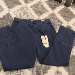 Blue Gap Girlfriend Chinos (Eyelet)